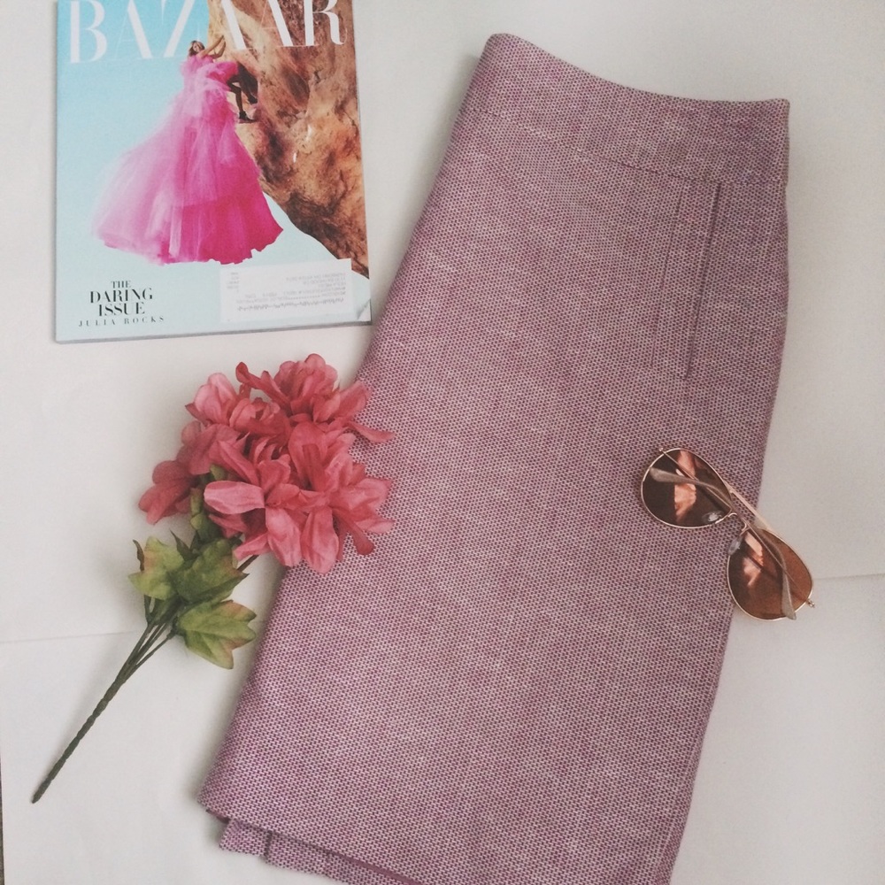 💕HOST PICK💕Banana Republic Purple Pencil Skirt